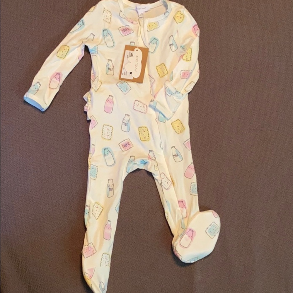 Angel Dear zip footie pajamas